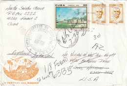 Cuba 2003 Cover Mailed - Brieven En Documenten