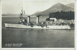 SHIP SCHIFFE BOAT WARSHIP KRIEG S.M.S. " DALMACIJA " ,Croatia,Yugoslavia,Depose J.Tosovic - Dubrovnik - Krieg