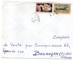 Mauritanie--1968-- PORT-ETIENNE  Pour Besançon-25 ...tp  Divers   Sur Lettre - Mauretanien (1960-...)