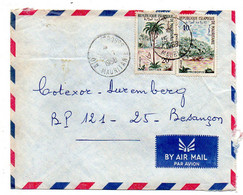 Mauritanie--1968-- AIOUN EL ATROUSS   Pour Besançon-25 ...tp  Divers   Sur Lettre - Mauretanien (1960-...)