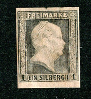 LOT006 Prussia 1850 Mi.2a/ Scott 3 M* ( Cat.€100.) - Ungebraucht