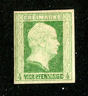 LOT020 Prussia 1850 Mi.5a / Scott 1 M* ( Cat.€140.) - Ungebraucht