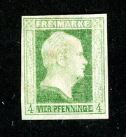 LOT021 Prussia 1850 Mi.5a / Scott 1 M(*) ( Cat.€140.) - Ungebraucht