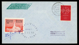 1959, Niederlande, EZ 83C1a, Brief - Altri & Non Classificati