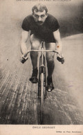 Cyclisme: Emile Georget, Champion Cycliste Français - Edition Du Pneu Hutchinson - Carte Non Circulée - Wielrennen