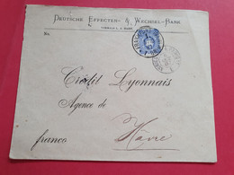 Allemagne - Enveloppe Commerciale De Frankfürt Pour La France En 1887 - N 170 - Covers & Documents