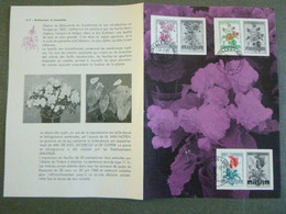 BELG.1960 1122/1124 Folder Fr.  : " Gentse Floralien - Floralies Gantoises II " - 1951-60