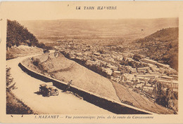 MAZAMET  Vue Panoramique Prise De La Route De Carcassonne - Mazamet