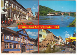 Grüße Aus Marktheidenfeld: Mainbrücke, 2x Marktplatz, Franckhaus  - (Deutschland) - Karlstadt
