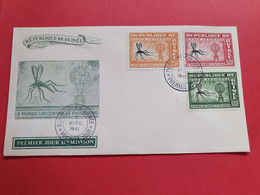 Guinée - Enveloppe FDC En 1962 - Paludisme - N 192 - Guinée (1958-...)