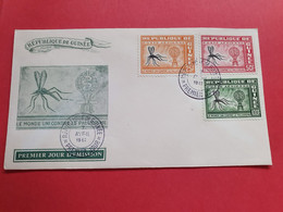 Guinée - Enveloppe FDC En 1962 - Paludisme - N 192 - Guinea (1958-...)