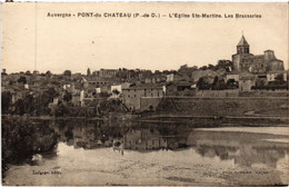 CPA PONT-du-CHATEAU L'Eglise Sainte-Martine - Les Brasseries (1256875) - Pont Du Chateau
