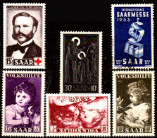 Sarre-215- Original Values Issued In 1953 (++/o) MNH/Used - Quality In Your Opinion. - Other & Unclassified