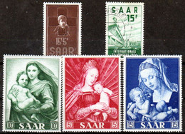 Sarre-216- Original Values Issued In 1954 (++/o) MNH/Used - Quality In Your Opinion. - Andere & Zonder Classificatie