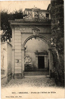 CPA GRASSE - Porte De L'hotel De Ville (193518) - Grasse