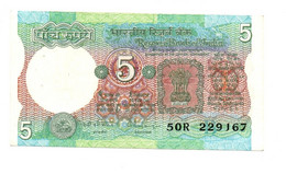 India - 5 Rupie Del 1975    +++++++ - Inde