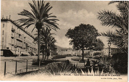 CPA NICE - Les Nouveaux Jardins Et Le Casino (203365) - Treinverkeer - Station