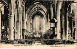 CPA SOLRE-le-Chateau - Interieur De L'Église (205050) - Solre Le Chateau