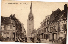 CPA STEENWOORDE - Rue De L'Église (205241) - Steenvoorde