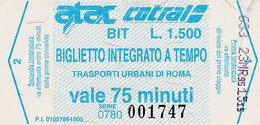 ATAC COTRAL ROMA - Anno 1995 - Europe