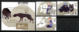 Slovenia 2021 Eslovenia / Mammals Dogs MNH Chiens Perros Hunde Säugetiere / Cu19807  7-2 - Dogs
