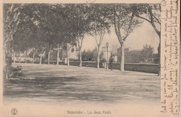 CPA 84  BEDARRIDES LES DEUX PONTS  1906  ETAT - Bedarrides