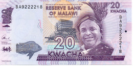 Malawi 20 Kwacha 2016 Unc - Malawi