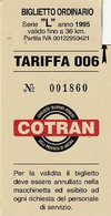 COTRAN - Provincia Di Ancona - Anno 1995 - Europe