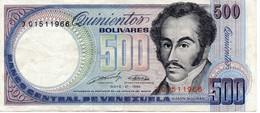 Bolivia 500 Bolivares 1990 Circulate - Bolivia