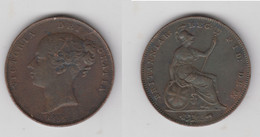 1 PENNY - BRITANNIAR REC FID DEF 1855 - D. 1 Penny