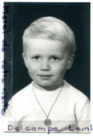 - 2 Photos , Portait Enfant CABARD, Photographe De Roubaix, Année 1968, Dim : 13.9 X 9 Cm, TBE, Scans, - Personnes Identifiées