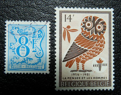 Belgium : 1981 -    N°  2029 -v** + 2091 -v Obli:  Cat.;17,00€ - Andere & Zonder Classificatie