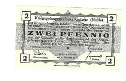 *germany Kriegsgefangenen Lager Golzern(mulde)  2 Pfennig     05.11  Unc - Otros & Sin Clasificación