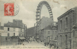 PARIS - La Rue Dupleix Et Le Groupe Scolaire, Grande Roue. - Arrondissement: 15