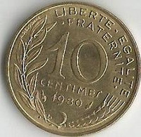 Pièce De Monnaie 10  Centimes Marianne 1980 - 10 Centimes