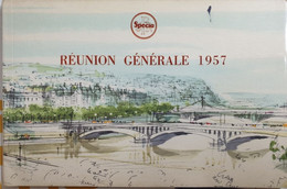 Programme De 36 Pages De La Réunion Générale De La Specia En 1957 - Programmi