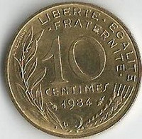 Pièce De Monnaie 10  Centimes Marianne 1984 - 10 Centimes