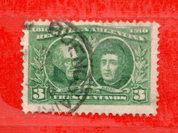 (Us.7) Argentina ° 1910 - Sujets Divers  C. 3. Yv. 151. Oblitérer. - Used Stamps