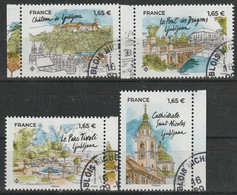 FRANCIA 2022 - Yv. 5569/72 - Cachet Rond - Capitales Ljubljana - Used Stamps