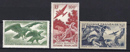 ⭐ Guyane - Poste Aérienne - YT N° 35 à 37 ** - Neuf Sans Charnière - 1947 ⭐ - Nuevos