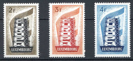 LUXEMBOURG > N° 514 à 516 ⭐⭐ Neuf Luxe MNH ⭐⭐ Cat 450 € - EUROPA < Construction De L'Europe - 1956