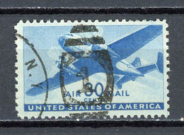 USA : -  TIMBRE DE POSTE AERIENNE - N° Yvert 31 Obli. - 2a. 1941-1960 Usados