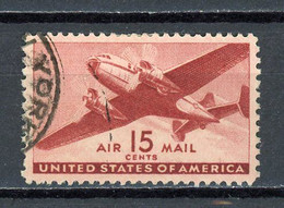 USA : -  TIMBRE DE POSTE AERIENNE - N° Yvert 29 Obli. - 2a. 1941-1960 Usati