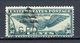 USA : -  POSTE AERIENNE - N° Yvert 25 Obli. - 1a. 1918-1940 Gebraucht