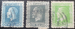 NEW ZEALAND 1915-22 : Georges V / YT N° 151 - 162 - 163 - Gebraucht