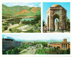 Dushanbe - Lake Varzob - Sadriddin Aini Mausoleum And Square - 1974 - Tajikistan USSR - Unused - Tadzjikistan