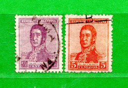 (Us.7) Argentina ° 1917 - José De San Martin. Yv. 212-217. Oblitérer. - Used Stamps