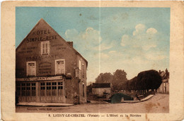 CPA LIGNY-le-CHATEL - L'Hotel Et La Riviere (357770) - Ligny Le Chatel