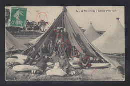 La Vie Au Camp - Intérieur D'une Tente - Postkaart - Materiaal