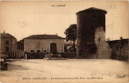 CPA La Loire - CHARLIEU - Le Monument Et Vieile Tour Du XII Siécle (359877) - Charlieu